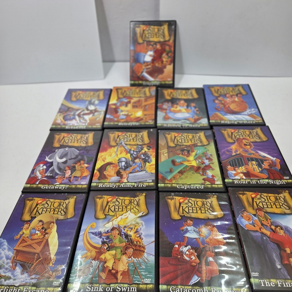 The Story Keepers Complete Series Vol 1-13 DVD Lot GoodTimes Christian Animation